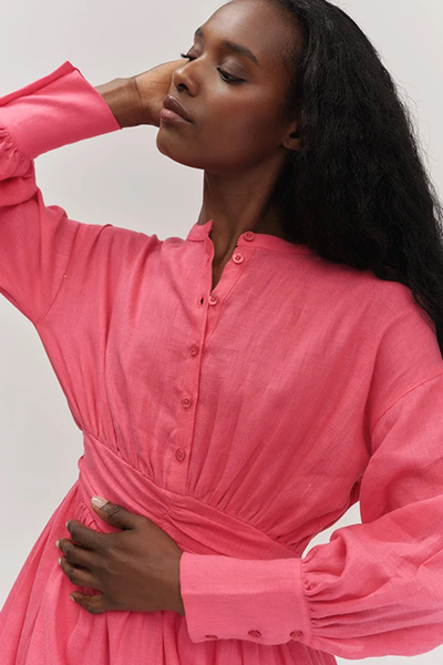 Ella & il - Este linen kjole
