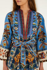 Farm rio - Embroidered mini kjole