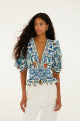 Farm rio - Flora tile bluse