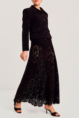By timo - Lace velvet skjorte