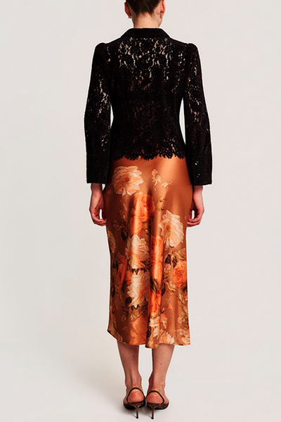 By timo - Lace velvet skjorte