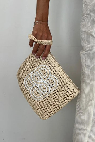 Ella & il - Mim Straw clutch