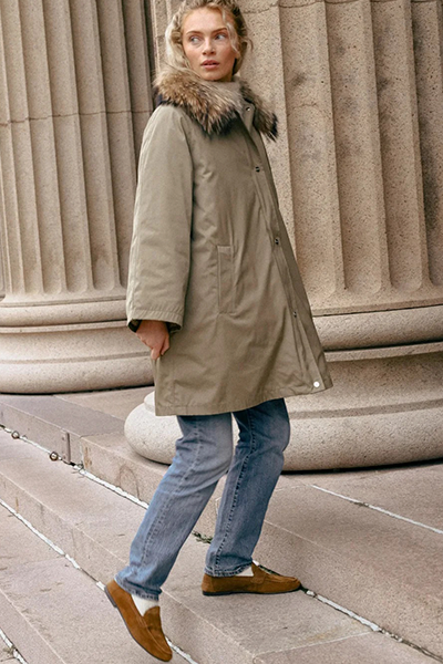 By timo - Padded A-line parka