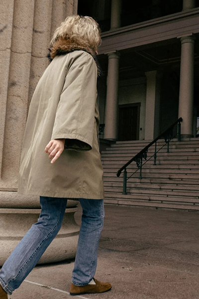 By timo - Padded A-line parka