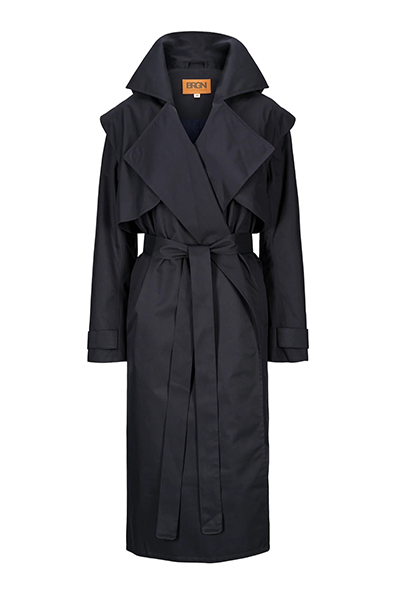 BRGN - Regndråpe trenchcoat