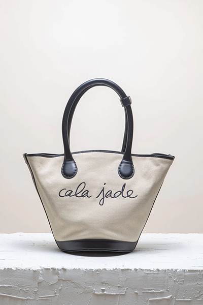 Cala jade - Sandhi canvas bag medium