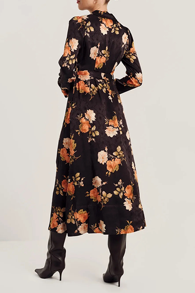By timo - Jacquard tieband midi