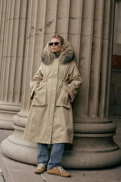 By timo - Padded maxi parka