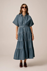 By Timo - Denim shirt kjole