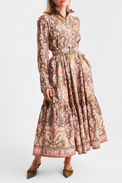 By Timo - Poplin shirt midi