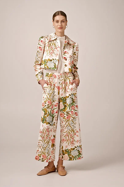 By Timo - Tailored satin bukse