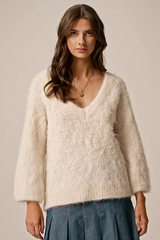 By Timo - Alpaca v-neck genser