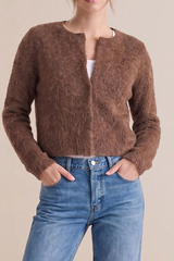 By timo - Hairy knit jacket