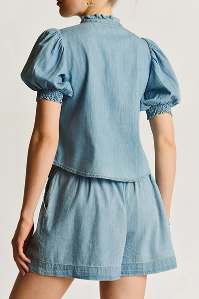By timo - Denim bluse