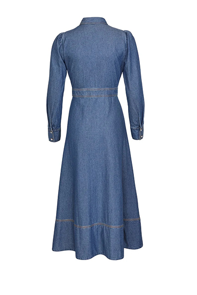 By Timo - Denim button down kjole