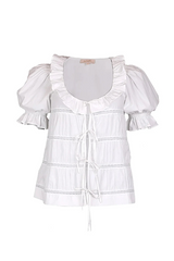 By timo - Poplin bow bluse