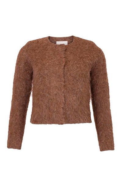 By timo - Hairy knit jacket