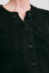 By Timo - Hairy knit puffed cardigan