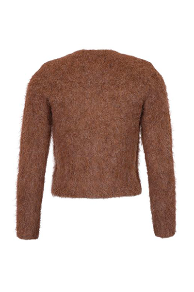 By timo - Hairy knit jacket